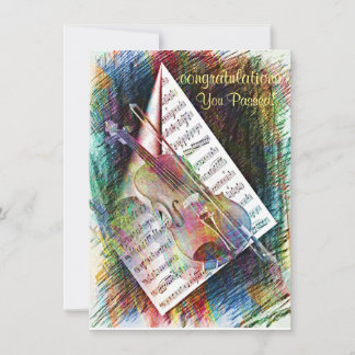 Cartão Violin Sketch