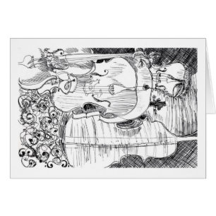 Cartão "Violini" - Debby wang