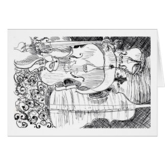 Cartão "Violini" - Debby wang