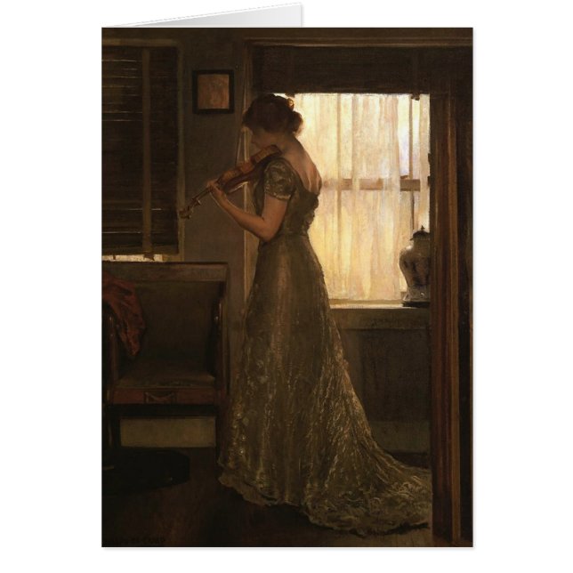 Cartão Violinista (Frente)