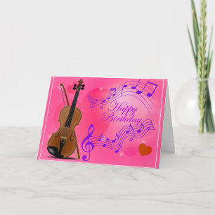 Cartão Violinista