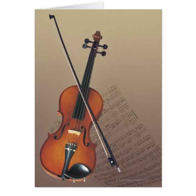 Cartão Violino (Frente)