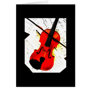 Cartão Violino clássico