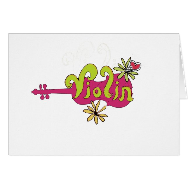 Cartão violinplayer (Frente Horizontal)