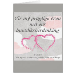 Cartão Vir meu vrou do pragtige encontrou os ons que