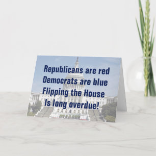 Cartão Virar a Câmara dos Representantes