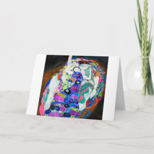 Cartão Virgem (Girls), Gustav Klimt