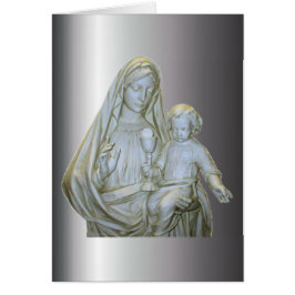 Cartão Virgem Maria