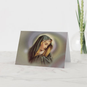 Cartão Virgem Maria 2