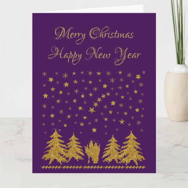 Cartão Virgem Maria Natal Religiosa, St. José, Jesus (Frente)