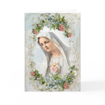 Virgem Maria Nossa Senhora de Fátima Floral Religi