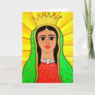 Cartão Virgen de Guadalupe