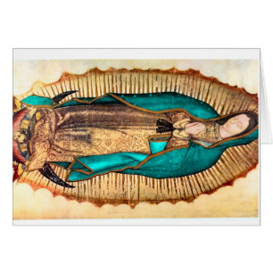 Cartão Virgen de Guadalupe