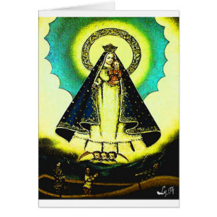 CARTÃO VIRGEN DE LA CARIDAD
