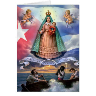 CARTÃO VIRGEN DE LA CARIDAD DEL COBRE.