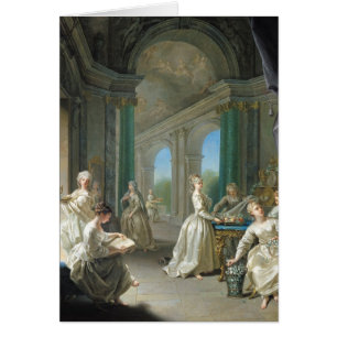 Cartão Virgens modernas, 1728