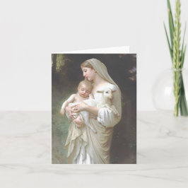 Cartão Virgin And Child L'Innocence Card