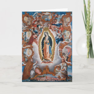 Cartão “Virgin of Guadalupe” greeting card