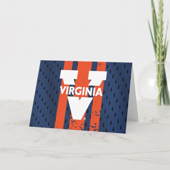 Cartão Virginia Cavaliers Jersey (Frente)