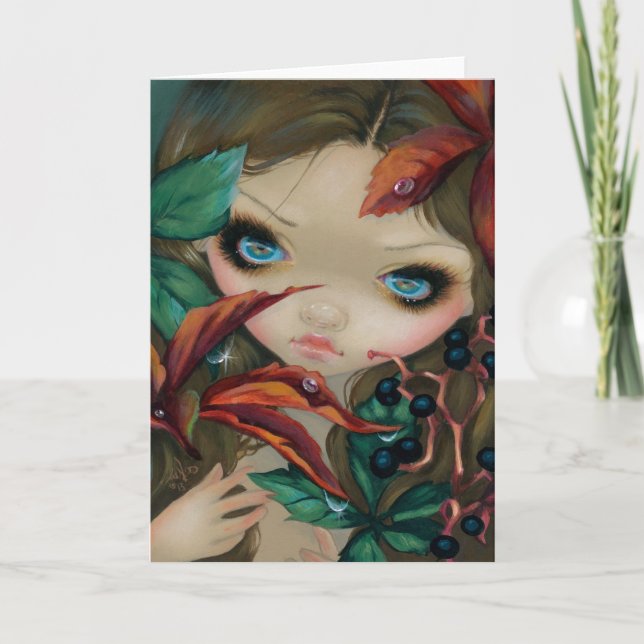 Cartão "Virginia Creeper" Greeting Card (Frente)