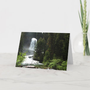 Cartão Virginia Falls no Glacier National Park