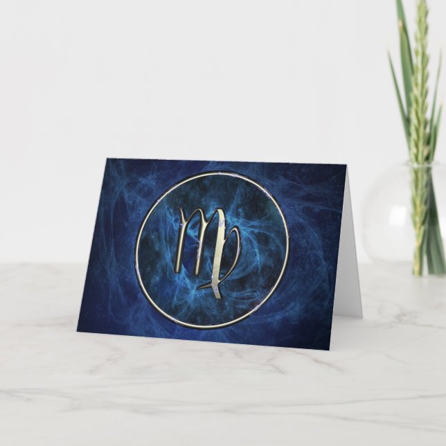 Cartão Virgo Birthday Card (Frente)