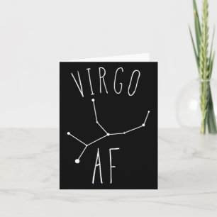 Cartão Virgo Da Constelação _ Astrologia Divertida de Vir