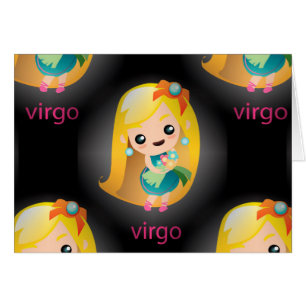 Cartão virgo kawaii