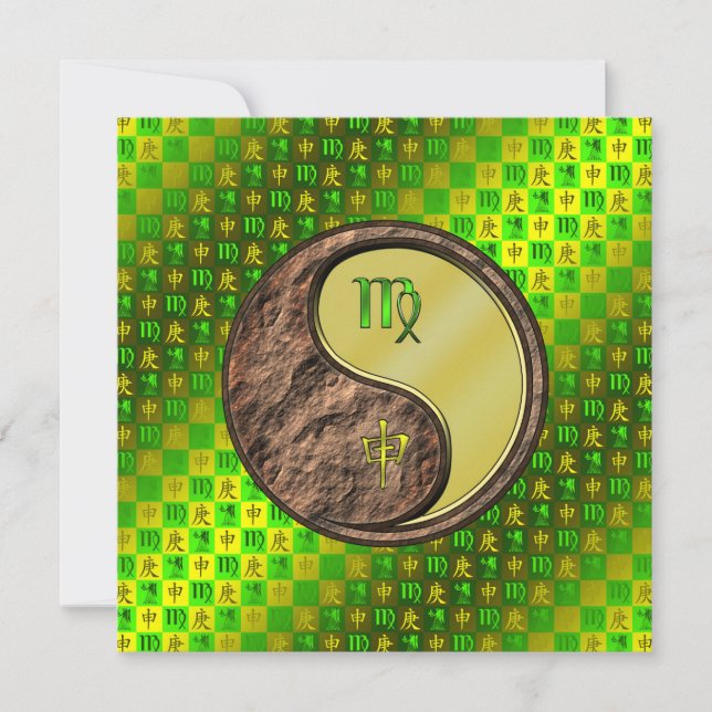 Cartão Virgo & Metal Monkey (Frente)