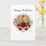 Cartão VIRGO Zodiac September Birthday Personalize Name<br><div class="desc">VIRGO Zodiac September Birthday Personalize Name</div>