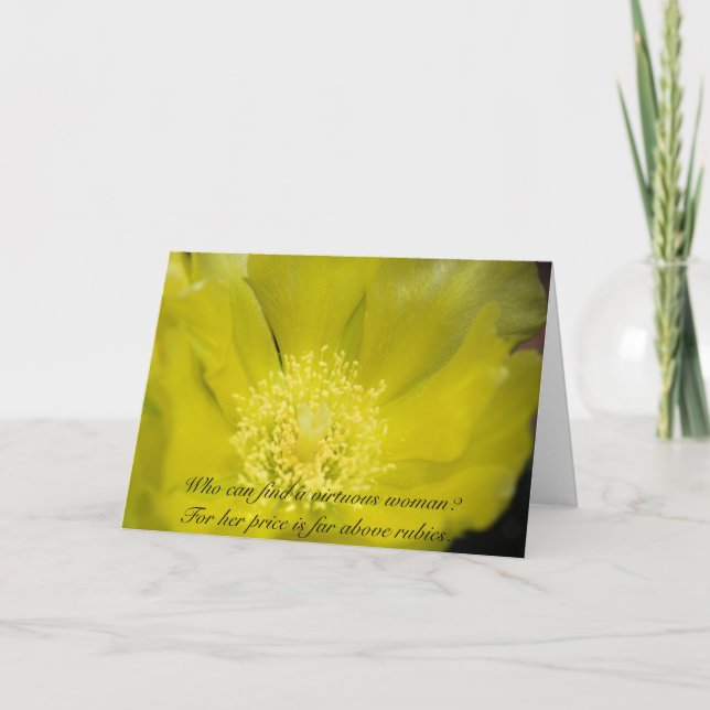 Cartão virtuoso da mulher (Frente)