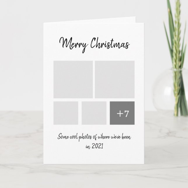 Cartão Vírus Humor Corona 2021 Natal (Frente)