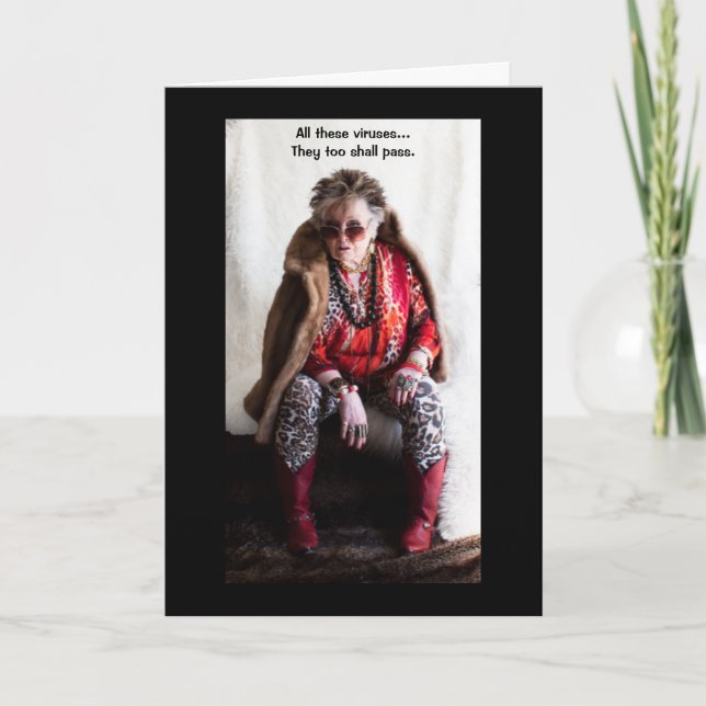 Cartão Vírus podem passar como cálculos renais humorístic (Frente)