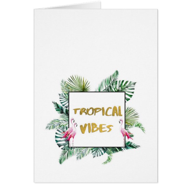 Cartão Vírus tropicais (Frente)