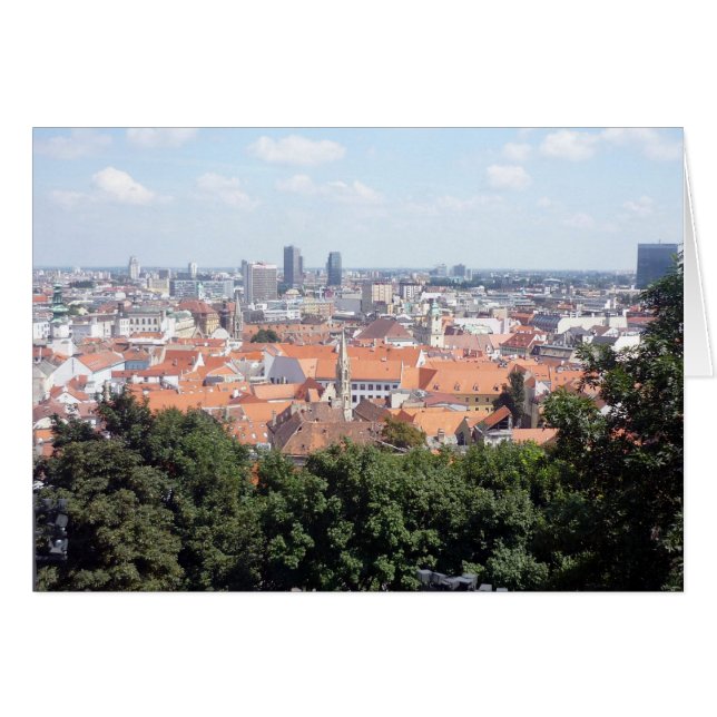 Cartão visão da cidade de bratislava (Frente Horizontal)