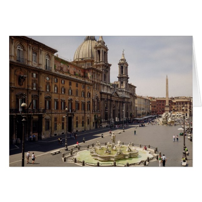 Cartão Visão da piazza (Frente Horizontal)