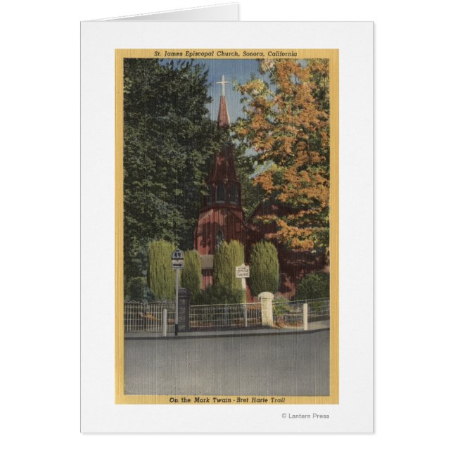 Cartão Visão da Rua. Igreja Episcopal James (Frente)