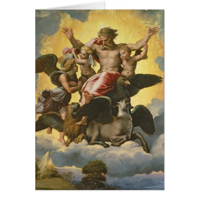 Cartão Visão de Ezekiel, c.1518 (Frente)