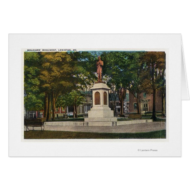 Cartão Visão do Monumento dos Soldados (Frente Horizontal)