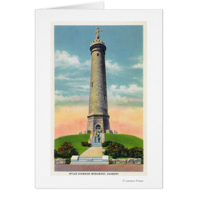 Cartão Visão do Monumento Míles Standish nº 2 (Frente)