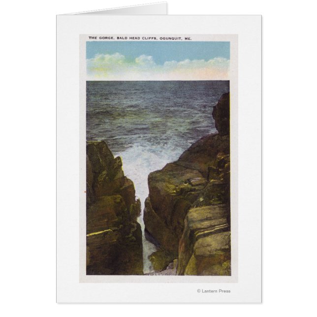 Cartão Visão dos Clipes Cabeças Baldas, o Desfiladeiro (Frente)