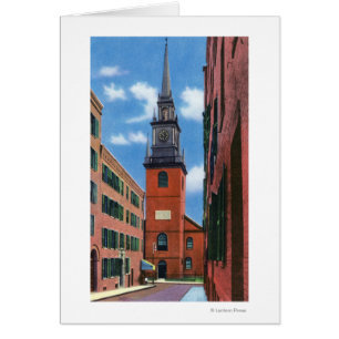 Cartão Visão Exterior da Antiga Igreja do Norte