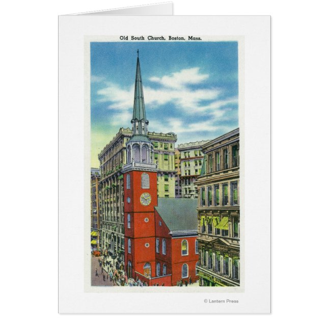 Cartão Visão Exterior da Antiga Igreja do Sul (Frente)