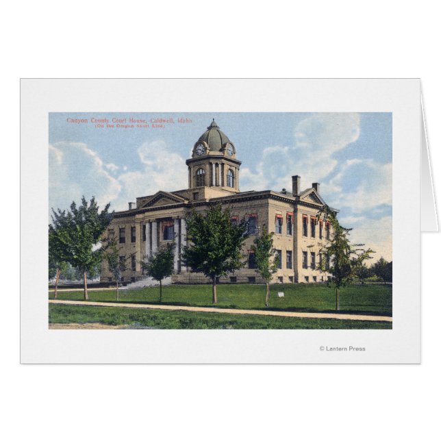 Cartão Visão Exterior da Câmara Municipal de Canyon (Frente Horizontal)