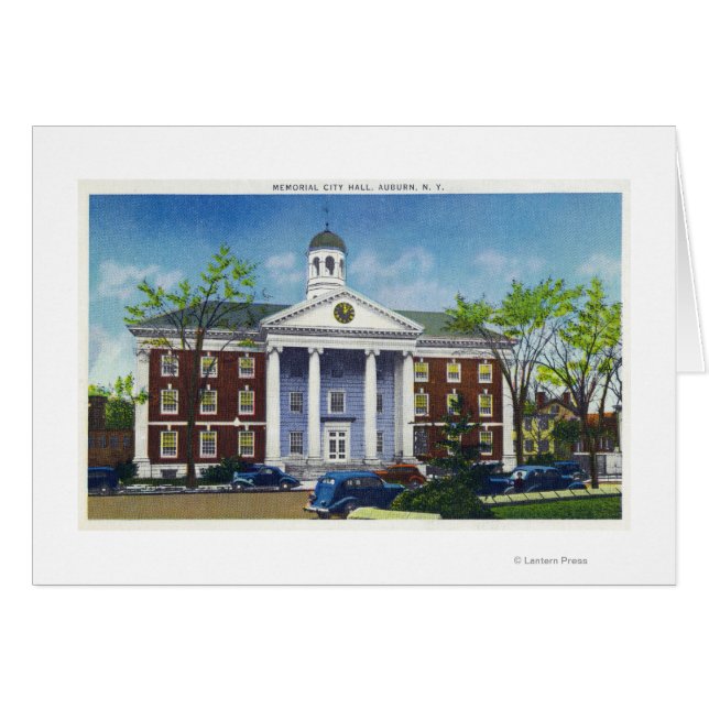 Cartão Visão Exterior da Câmara Municipal do Memorial (Frente Horizontal)