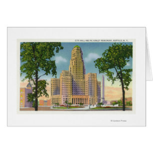 Cartão Visão Exterior da Câmara Municipal e do McKinley