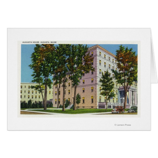 Cartão Visão Exterior da Casa Augusta (Frente Horizontal)