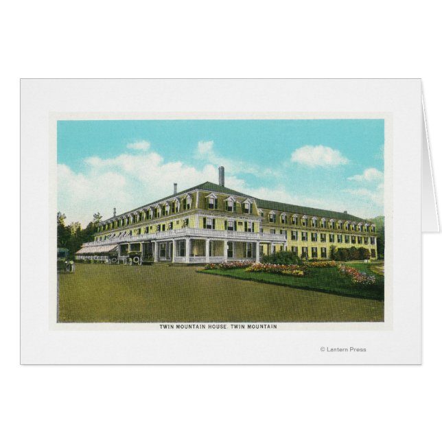 Cartão Visão Exterior da Casa do Mt Gêmeo (Frente Horizontal)