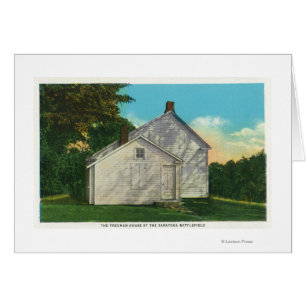 Cartão Visão Exterior da Casa Freeman