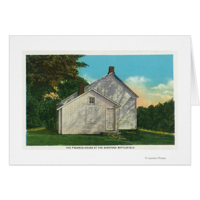 Cartão Visão Exterior da Casa Freeman (Frente Horizontal)